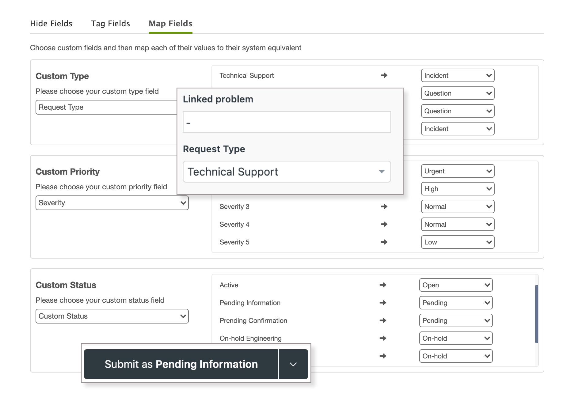 Custom System Fields